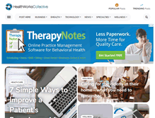 Tablet Screenshot of healthworkscollective.com
